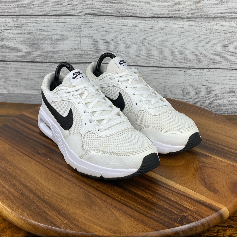 Nike Air Max SC White Black Shoes CZ5358-102 Youth Size 7 / Women’s Size 8.5 - Picture 3 of 12